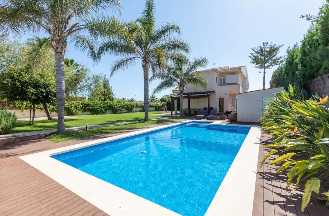 Casa Junto Al Mar Con Jardin Villa Almarda Luaran gambar